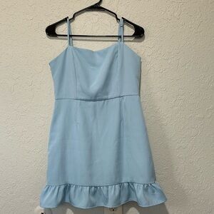 Light blue mini dress